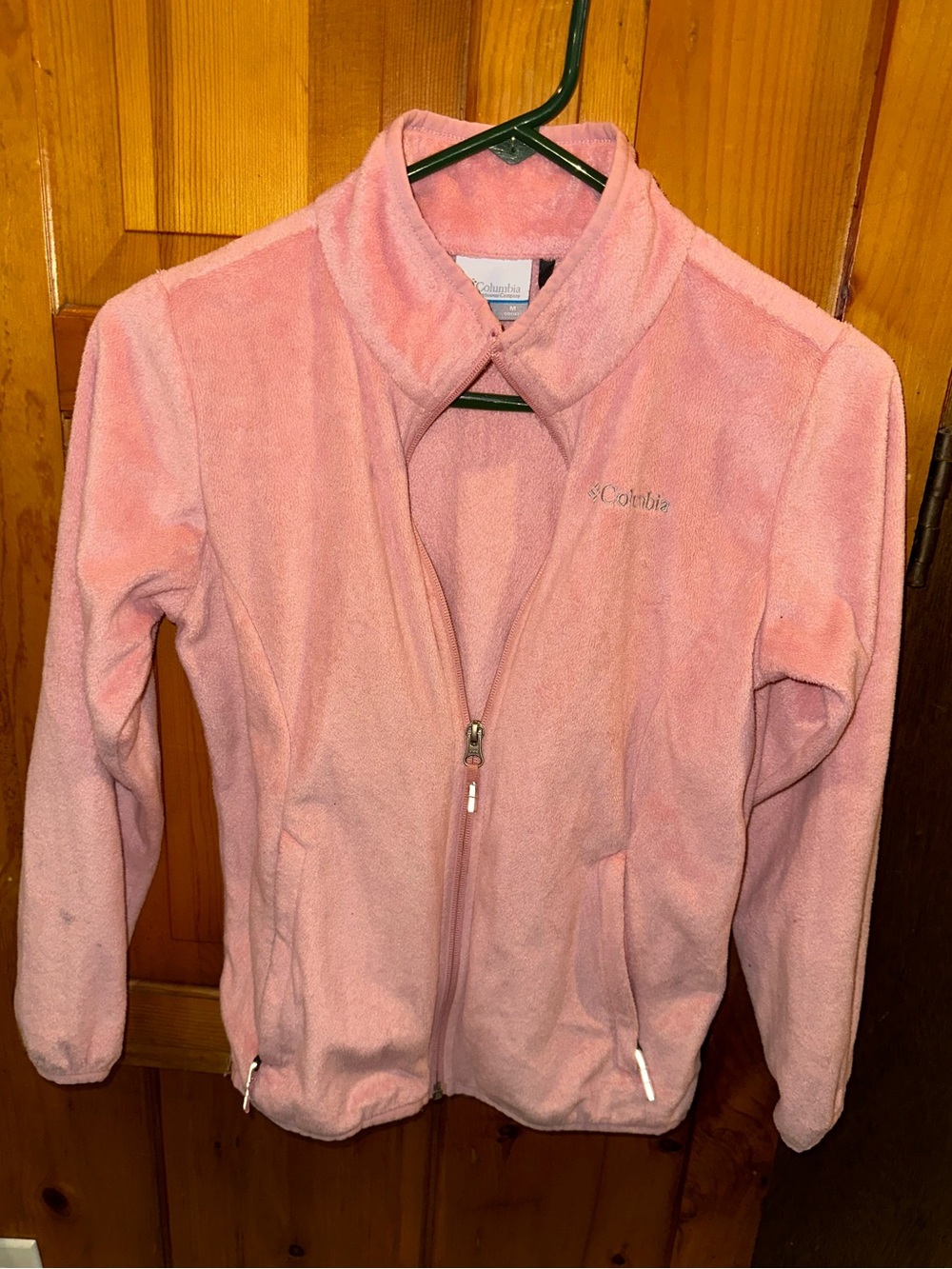 Columbia youth Pink Fleece Jacket - Soft Full-Zip